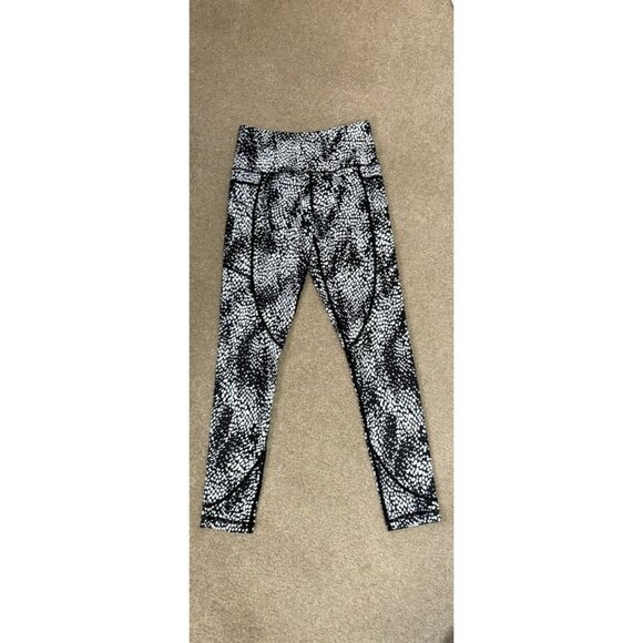Zyia Active Black and White Leggings Size 2 - Picture 2 of 5